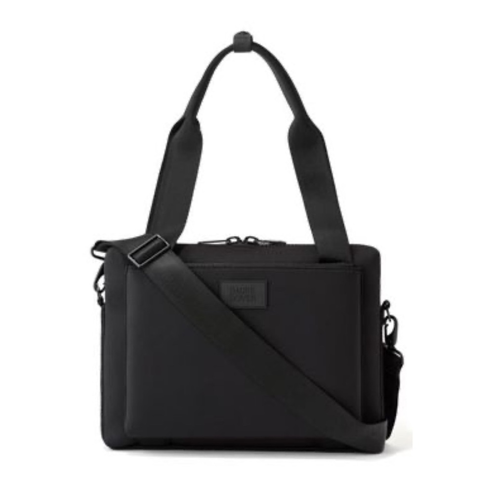 Dagne Dover Medium Ryan Neoprene Laptop Bag in Onyx